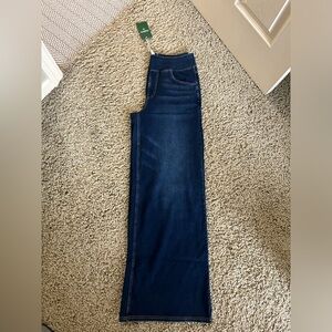 Halara wide leg, pull on jeans